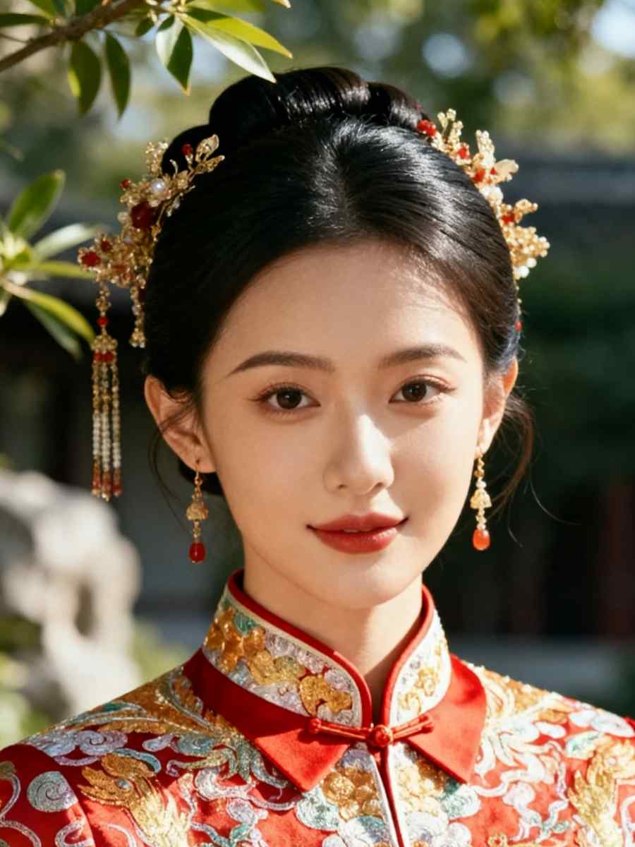 时尚个性新娘妆