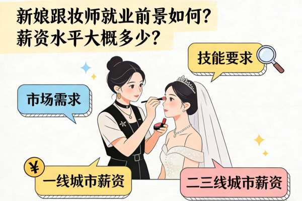新娘跟妆师就业前景如何？薪资水平大概多少？